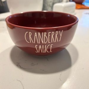Rae Dunn Thanksgiving Cranberry Sauce Bowl